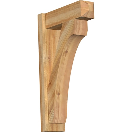 Ekena Millwork Legacy Craftsman Rough Sawn Outlooker, Western Red Cedar, 6"W x 18"D x 30"H OUT06X18X30LEC04RWR